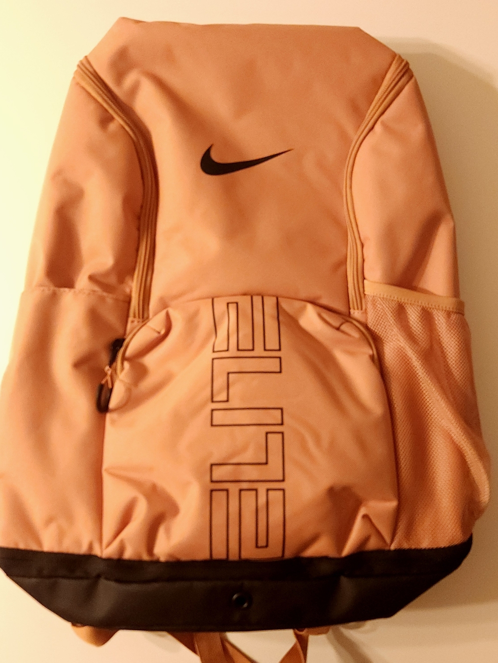 Nike Varsity Elite Hoops Backpack (32L) Rose Gold Black HM9965 688 New
